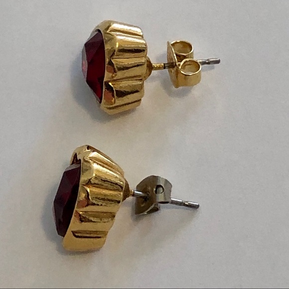 Valentine’s set - pin & earrings hearts - Picture 6 of 7